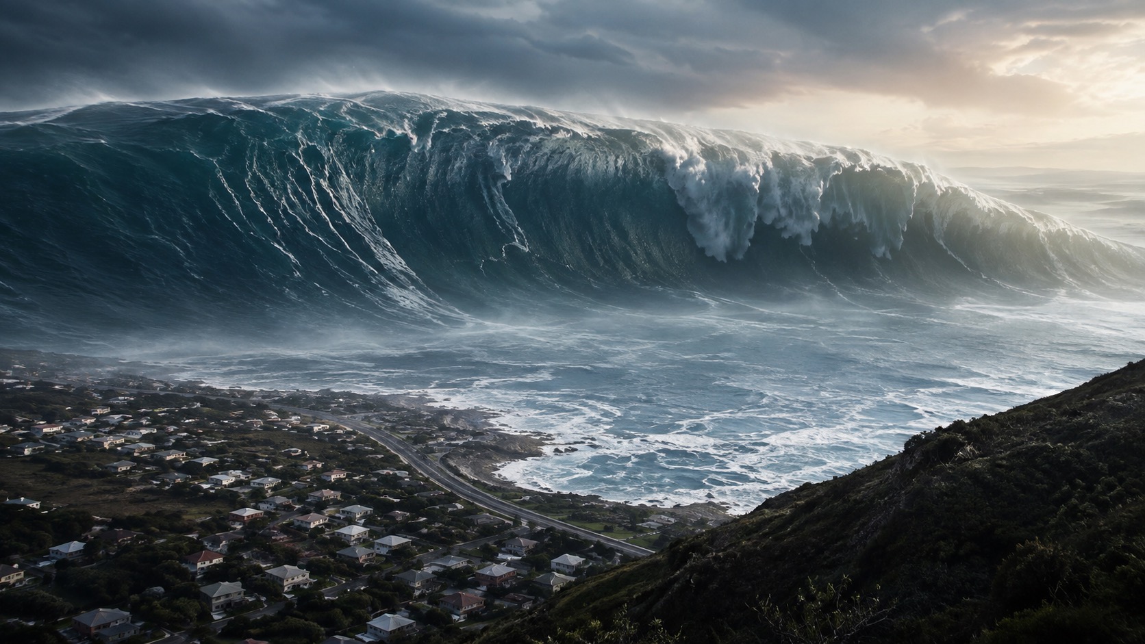 Tsunamis landscape
